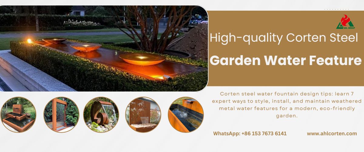 steel water fountain